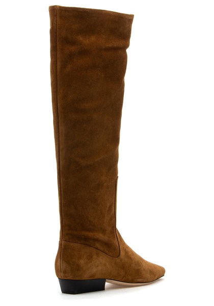 Wally Flat Boot Tan Suede