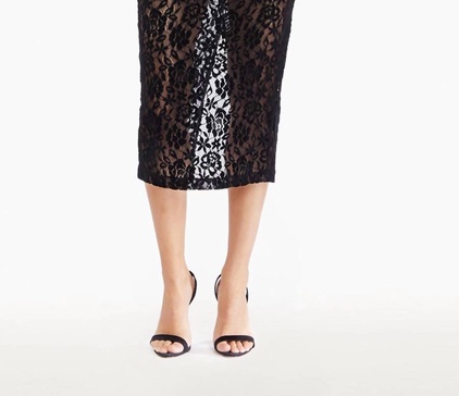 kismet skirt in black