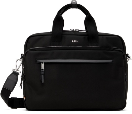 Black Multi-Pocket Briefcase