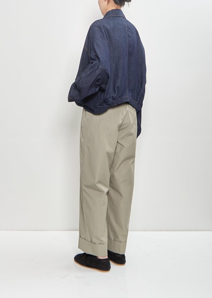 Cotton Denim Vesto Jacket