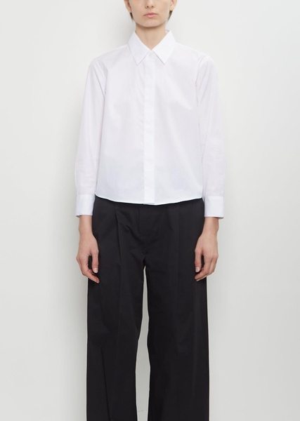 Cotton Clavini Bis Shirt — White