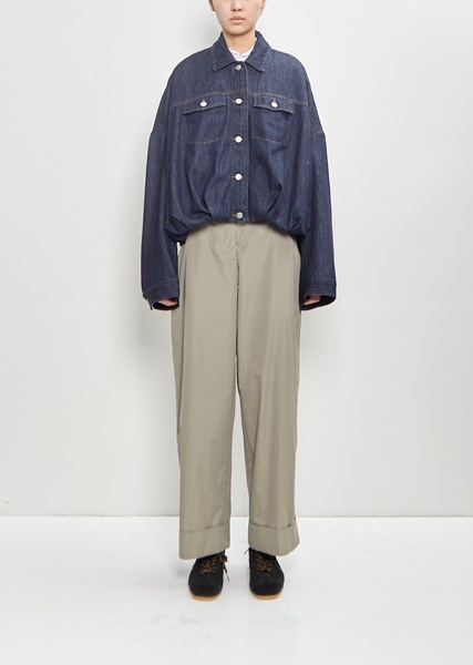 Cotton Denim Vesto Jacket