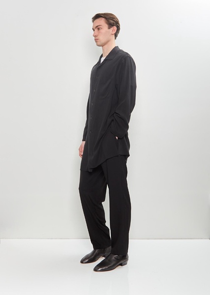 Button Collar Long Shirt
