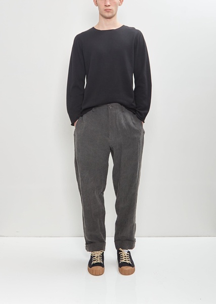 Tab Detail Slim Pants