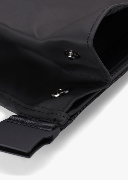 Trail Rolltop Black Backpack