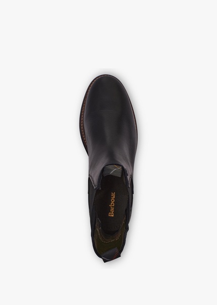 Evie Black Leather Chelsea Boots