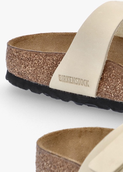 Mayari Ecru Nubuck Leather Sandals