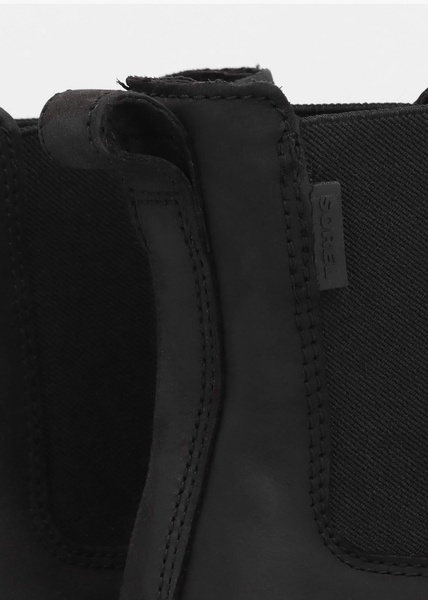Women’s Explorer STRT™ Black Black Leather Chelsea Boots