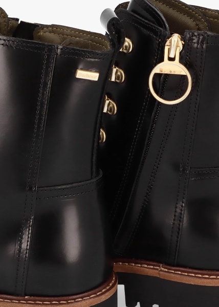 Blake Black Leather Hiker Boots