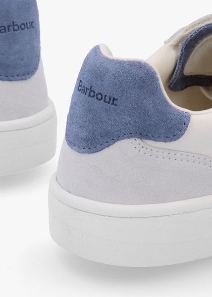 Celeste White Chambray Leather Trainers