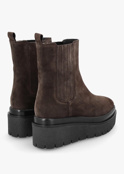 Alpie Brown Suede Crepe Sole Chelsea Boots