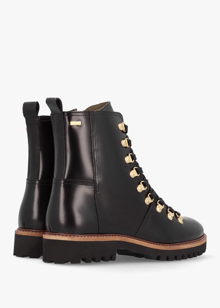 Blake Black Leather Hiker Boots