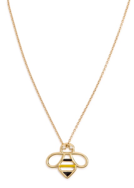 Bee Brillante 9kt gold necklace