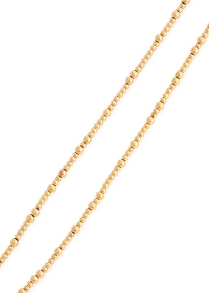 Goldie 18kt gold-plated beaded necklace 