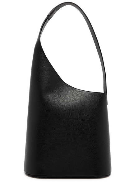 Lune grained leather tote
