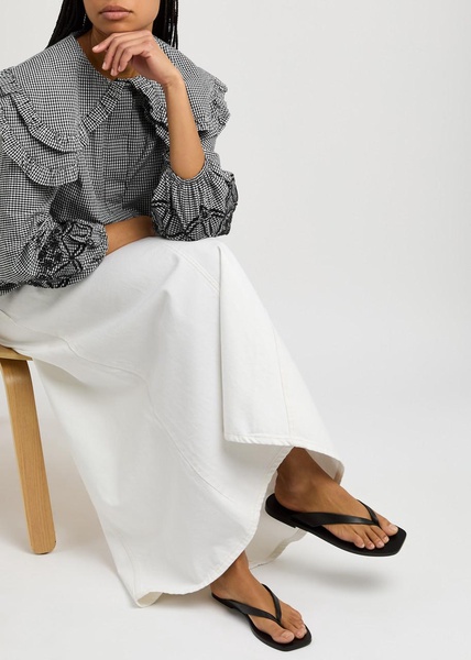 Kinto leather flip flops