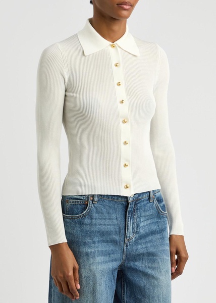 Nealie ribbed-knit shirt