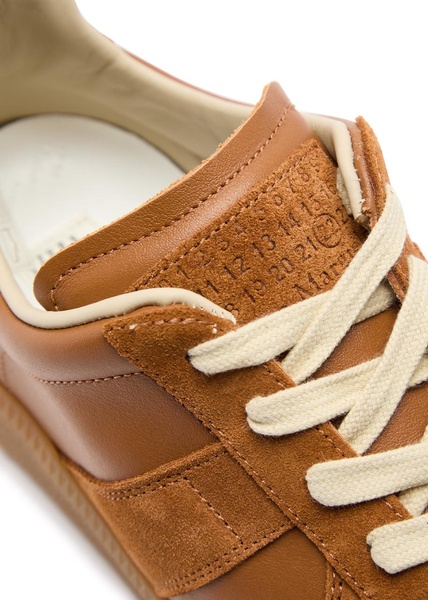 Replica panelled leather sneakers