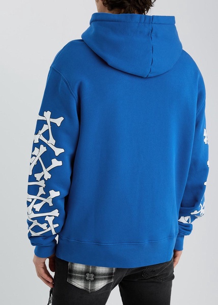 Bones Stacked hooded cotton sweatshirt 