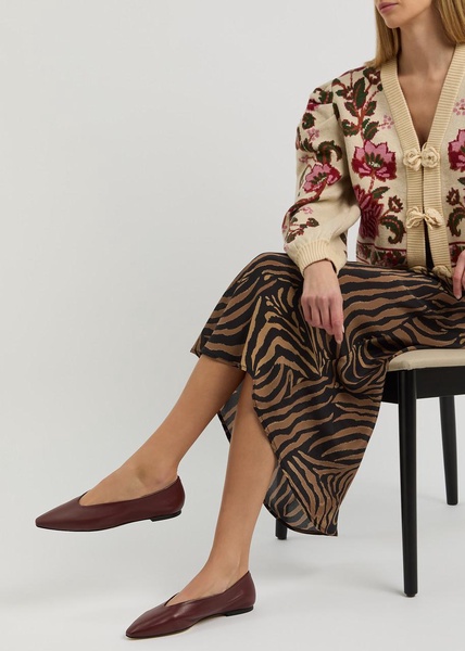 Betty leather ballet flats