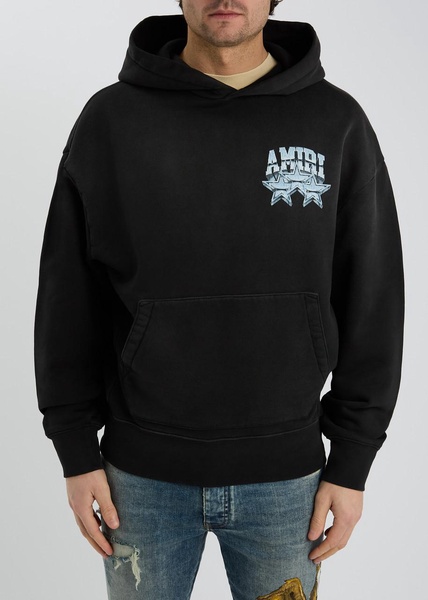Championship hooded cotton sweatshirt 