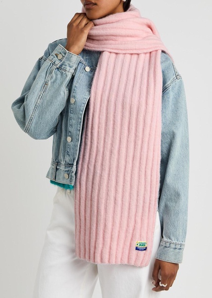Vitow ribbed alpaca-blend scarf