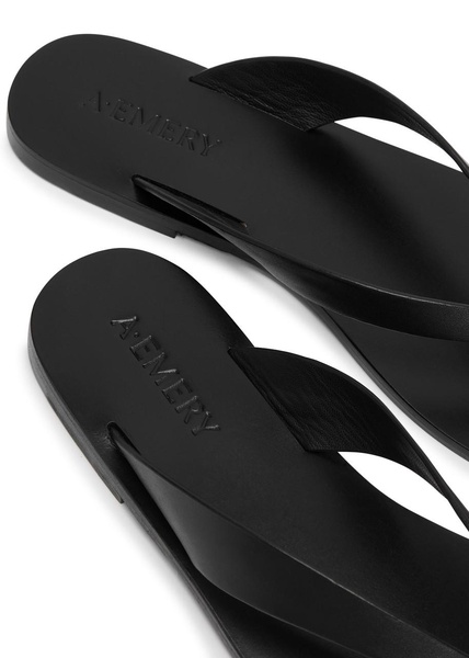 Kinto leather flip flops