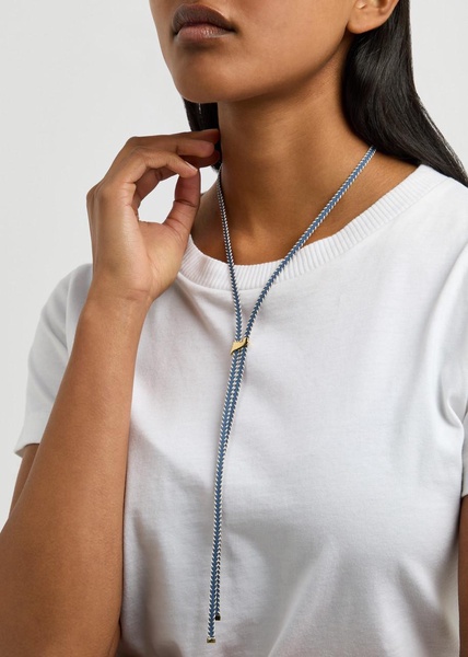 Dino Cowboy cord wrap necklace