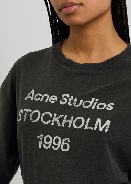Logo cotton-blend T-shirt