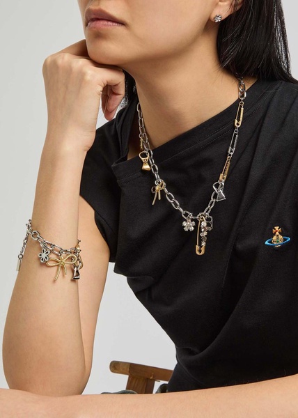 Grunge Glam Charm necklace