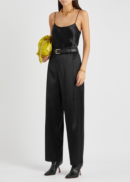 Hammered satin top
