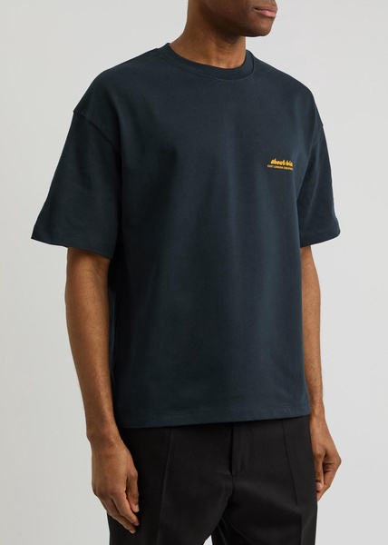 Zev logo-print cotton T-shirt