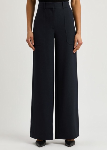 Cole straight-leg twill trousers