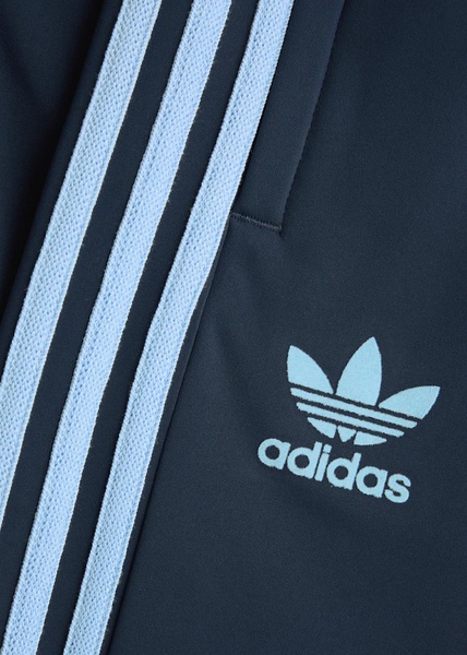 Striped logo jersey track pants