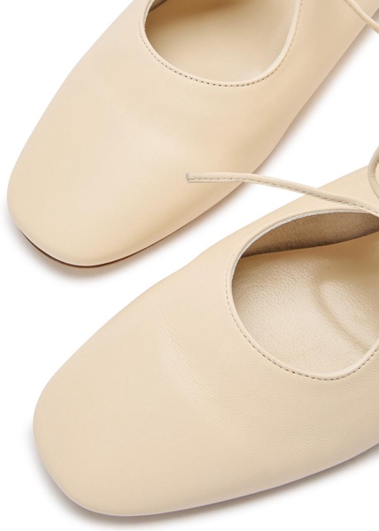 Della leather flats 
