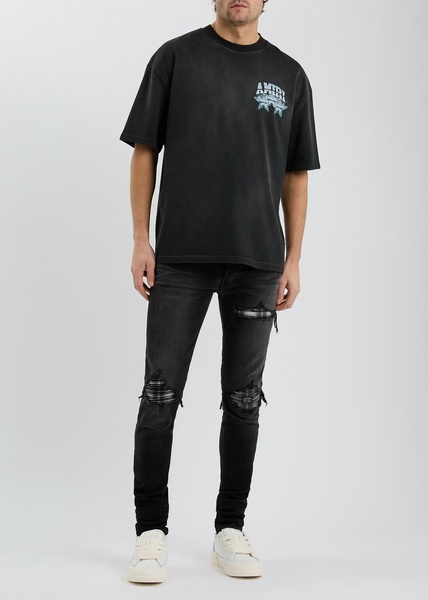 MX1 Quad distressed skinny jeans 