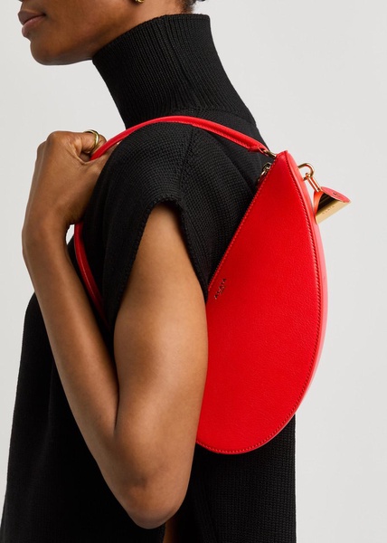 Le Demi-Coeur leather shoulder bag 