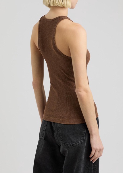 Bianca ribbed-knit tank