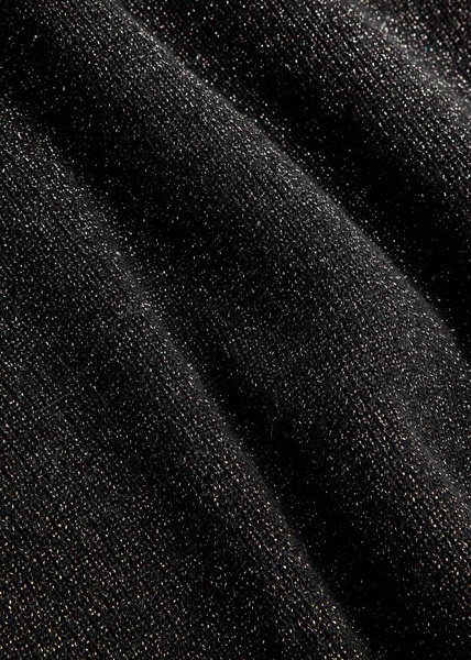 Metallic-knit tank