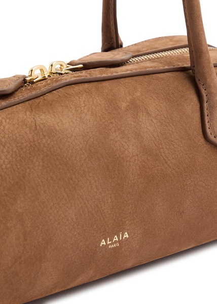 Le Teckel medium nubuck shoulder bag