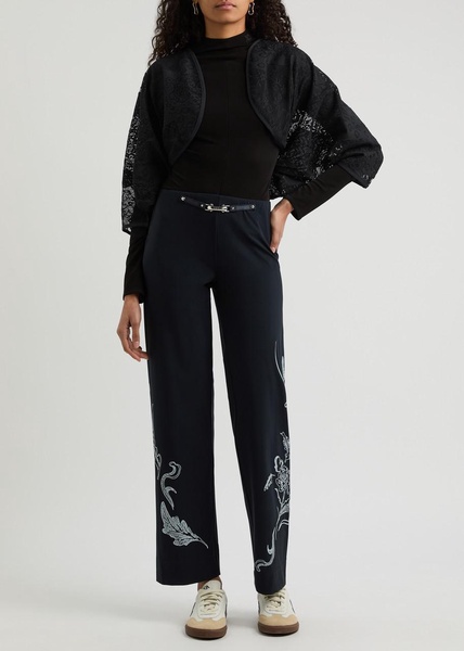 Joyful cropped lace cardigan 
