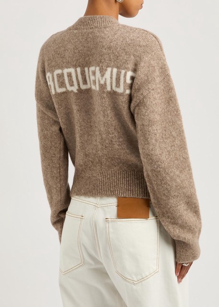 Le Maille logo alpaca-blend jumper