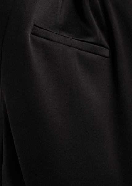 Eloise wide-leg satin trousers