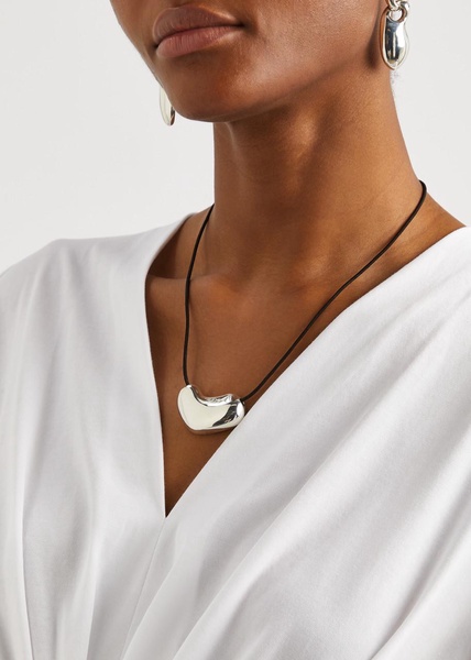 Heart suede necklace 