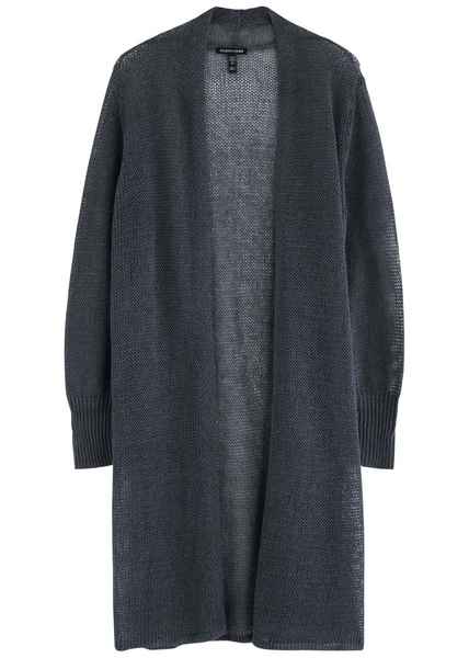 Open-knit linen-blend cardigan 