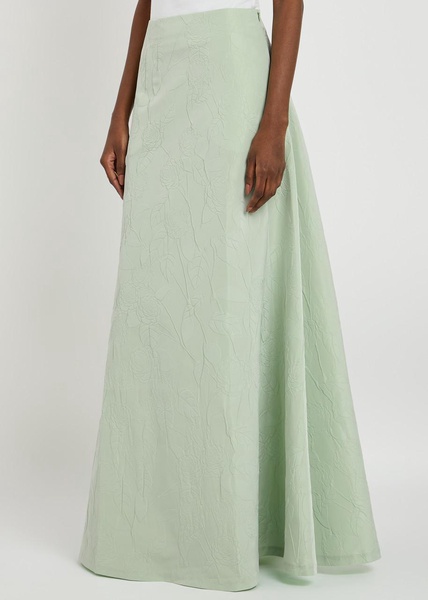 Caswell taffeta maxi skirt