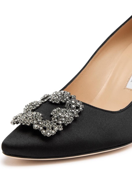 Hangisi 75 silk-satin pumps