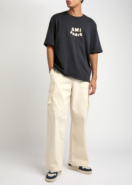 Logo-appliqué cotton T-shirt 