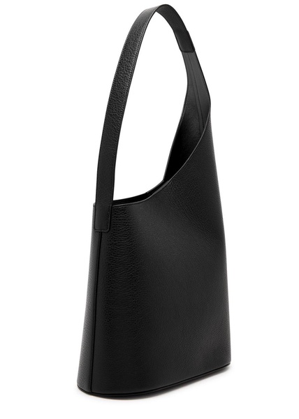 Lune grained leather tote