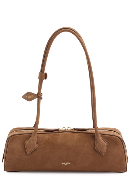 Le Teckel medium nubuck shoulder bag